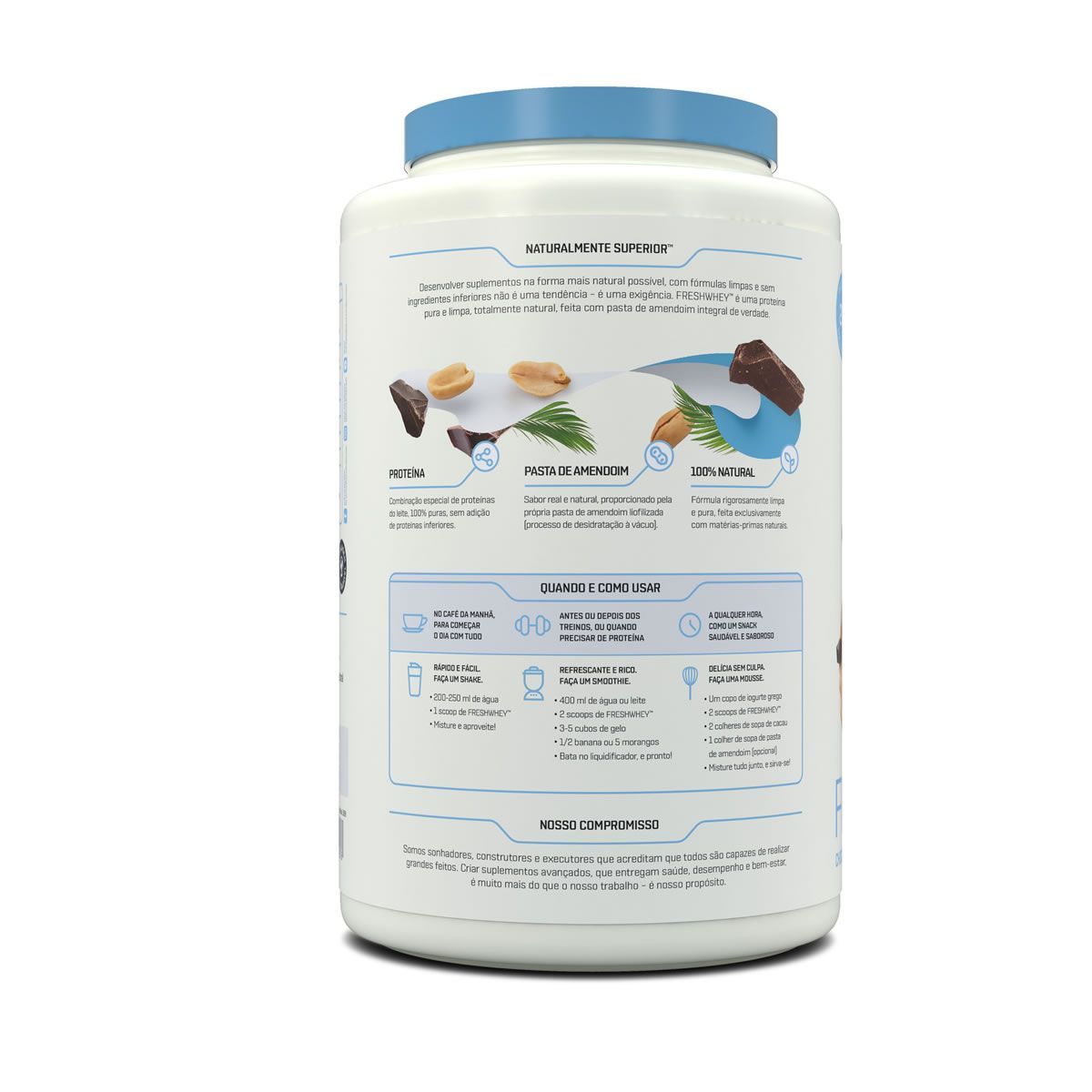 Fresh Whey - 900g Chocolate e Amendoim - Dux Nutrition
