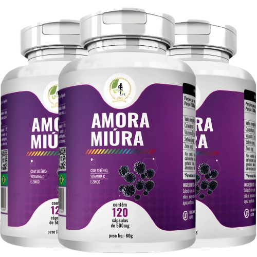 Amora Miura 360 Cápsulas - Frete Gratis