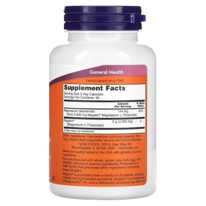 Magtein Magnesio L-Treonato 90 Capsulas